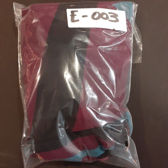 Skye's The Limit Multicolored Elastic Neckline Sheer Blouse Size 14 - Picture 7 of 7